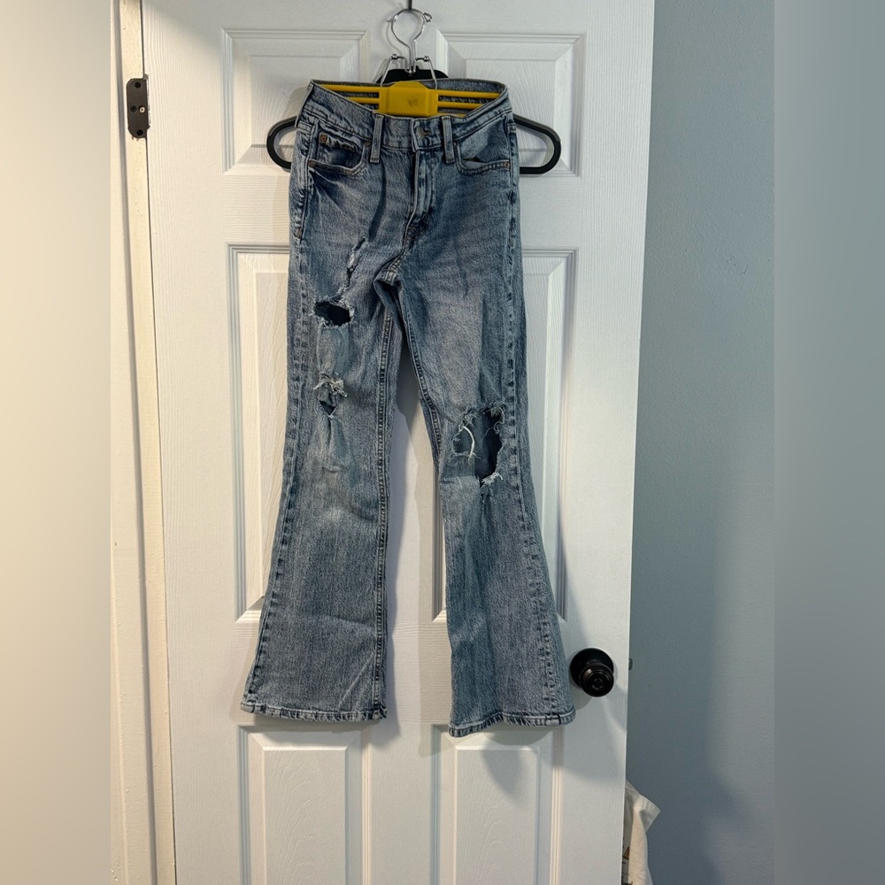 Aeropostale - Women's Jeans - Flare - Rips - 00 Short